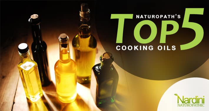 A Naturopathic Doctor's Top 5 Cooking Oils For Thyroid Health | Cooking bottles on a table | Dr. Pat Nardini | Toronto Naturopath